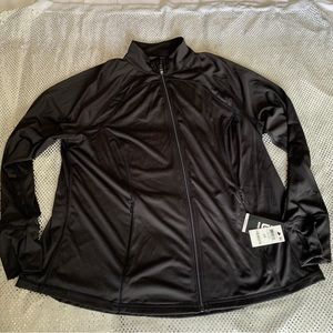 Zip up lightweight athletic jacket by Ideology- new with tags